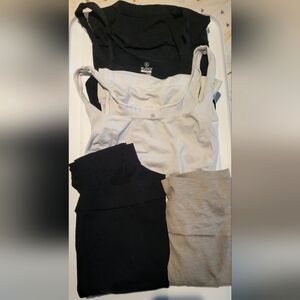 Blanqi post partum support lot. 2 tanks, 2 leggings size Large